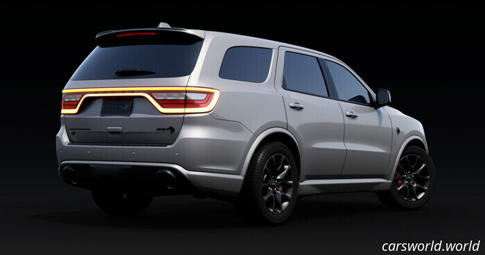 Задние фонари Dodge Durango на гоночном треке вызывают искру | Carscoops